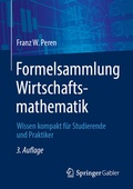 Cover: Formelsammlung Wirtschaftsmathematik - Springer Gabler