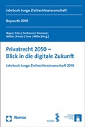 Cover: Privatrecht 2050 - Blick in die digitale Zukunft - Facultas