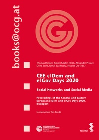 Enlarge image Cover: CEE e|Dem and e|Gov Days 2020 - Facultas