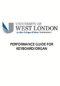 Abbildung von: London College of Music Performance Guide for Keyboard/Organ - London College of Music
