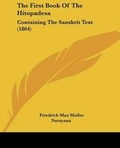 Cover: The First Book of the Hitopadesa - Kessinger Publishing