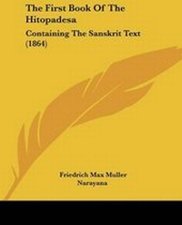 Enlarge image Cover: The First Book of the Hitopadesa - Kessinger Publishing