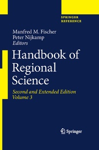 Enlarge image Cover: Handbook of Regional Science - Springer