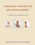Cover: Language Acquisition and Development - MIT Press