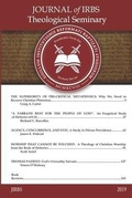 Cover: Journal of IRBS Theological Seminary 2019 - Reformed Baptist Academic Press