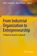 Cover: From Industrial Organization to Entrepreneurship - Springer
