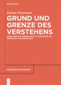 Cover: Grund und Grenze des Verstehens - De Gruyter