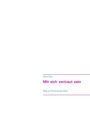 Cover: Mit sich vertraut sein - BoD - Books on Demand