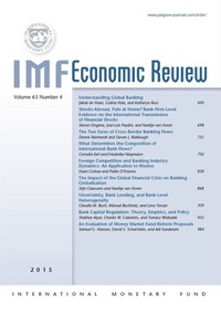Abbildung von: IMF Economic Review - Palgrave Macmillan