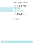 Cover: Current Sleep Medicine Reports - Springer