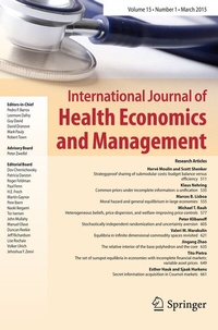 Abbildung von: International Journal of Health Economics and Management - Springer