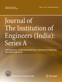 Abbildung von: Journal of The Institution of Engineers (India): Series A - Springer
