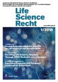 Abbildung von: Life Science Recht - Stämpfli