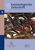 Abbildung von: Entomologische Zeitschrift - Wissenschaftlicher Verlag Peks