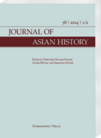 Bild: Journal of Asian History - Harrassowitz Verlag