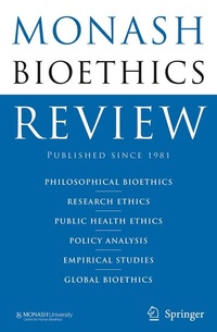 Abbildung von: Monash Bioethics Review - Springer