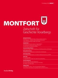 Abbildung von: Montfort - Studien Verlag