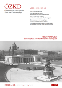 Abbildung von: Österreichische Zeitschrift für Kunst- und Denkmalpflege - Ferdinand Berger & Söhne