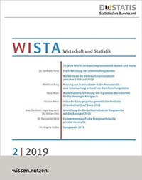 Abbildung von: WISTA - Wirtschaft und Statistik - Destatis