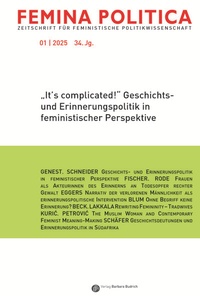 Abbildung von: Femina Politica - Barbara Budrich