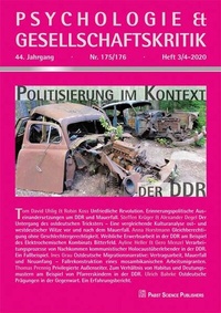 Abbildung von: Psychologie & Gesellschaftskritik - Pabst Science Publishers