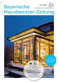 Abbildung von: Bayerische Hausbesitzer-Zeitung - Haus & Grund Bayern Verlag und Service