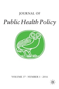 Abbildung von: Journal of Public Health Policy - Palgrave Macmillan