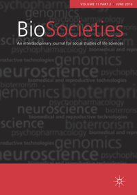 Bild: BioSocieties - Palgrave Macmillan