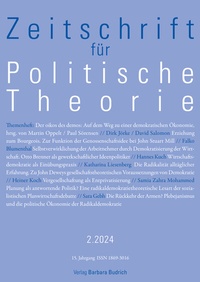 Abbildung von: ZPTh - Zeitschrift für Politische Theorie - Barbara Budrich
