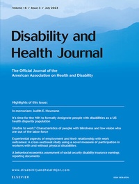 Abbildung von: Disability and Health Journal - Elsevier