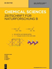 Abbildung von: Zeitschrift für Naturforschung B - De Gruyter