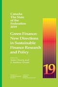 Cover: Canada: The State of the Federation 2019 - Queen's School of Policy Studies