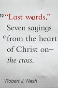 Cover: Last Words - New Growth Press