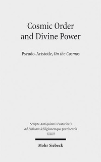 Enlarge image Cover: Cosmic Order and Divine Power - Mohr Siebeck