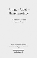 Cover: Armut - Arbeit - Menschenw&uuml;rde - Mohr Siebeck