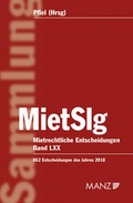 Cover: Mietrechtliche Entscheidungen MietSlg - Manz