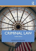 Cover: Criminal Law - Routledge