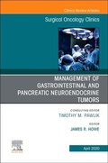 Cover: Management of GI and Pancreatic Neuroendocrine Tumors, An Issue of Surgical Oncology Clinics of North America: Volume 29-2 - Elsevier