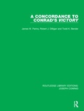 Cover: A Concordance to Conrad's Victory - Routledge