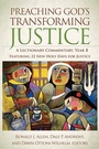 Cover: Preaching God's Transforming Justice - Westminster John Knox Press
