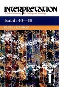 Cover: Isaiah 40-66 - Westminster John Knox Press