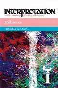 Cover: Hebrews - Westminster John Knox Press
