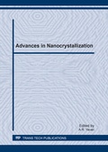 Cover: JMNM: Advances in Nanocrystallization - Trans Tech Publications Ltd