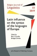 Cover: Latin influence on the syntax of the languages of Europe - John Benjamins Publishing Co