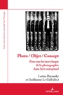 Cover: Photo / Objet / Concept - Peter Lang Verlag