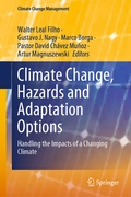 Cover: Climate Change, Hazards and Adaptation Options - Springer