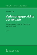 Cover: Verfassungsgeschichte der Neuzeit - St&auml;mpfli Verlag AG
