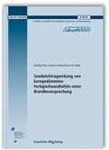 Cover: Sandwichtragwirkung von kernged&auml;mmten Fertigteilwandtafeln unter Brandbeanspruchung - Fraunhofer IRB Verlag