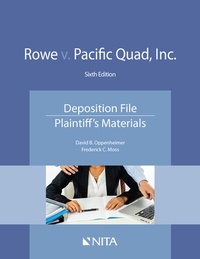 Enlarge image Cover: Rowe v. Pacific Quad, Inc. - Aspen Publishing
