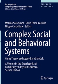 Enlarge image Cover: Complex Social and Behavioral Systems - Springer